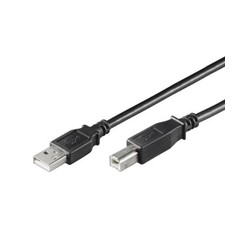 Cabo USB 2.0 AB Ewent 1,8 m